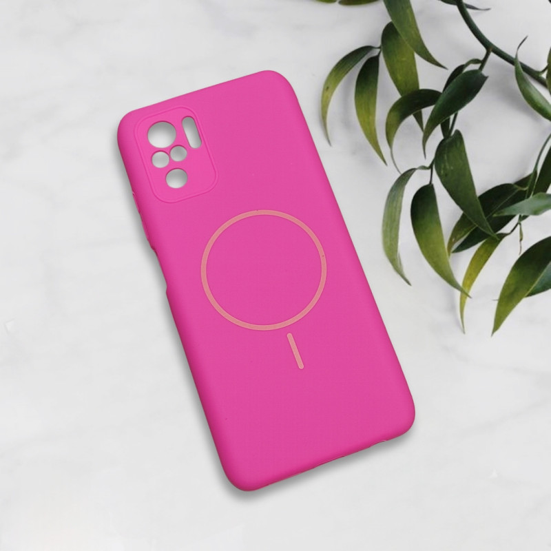 قاب سیلیکونی اورجینال طرح مگ سیف Xiaomi Redmi Note 10 4G / Note 10s