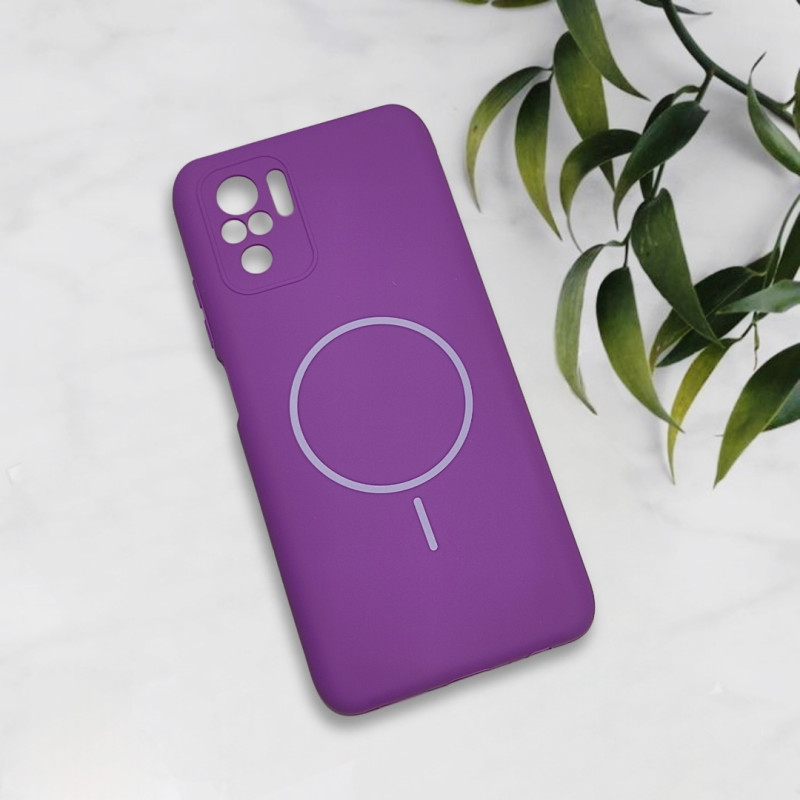 قاب سیلیکونی اورجینال طرح مگ سیف Xiaomi Redmi Note 10 4G / Note 10s
