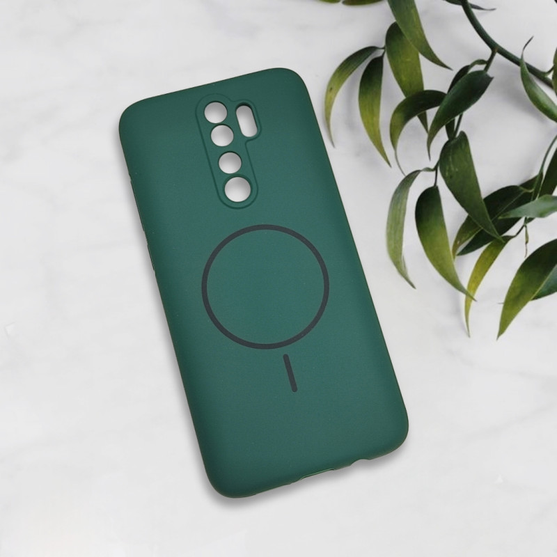 قاب سیلیکونی اورجینال طرح مگ سیف Xiaomi Redmi Note 8 Pro