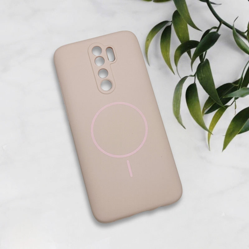 قاب سیلیکونی اورجینال طرح مگ سیف Xiaomi Redmi Note 8 Pro