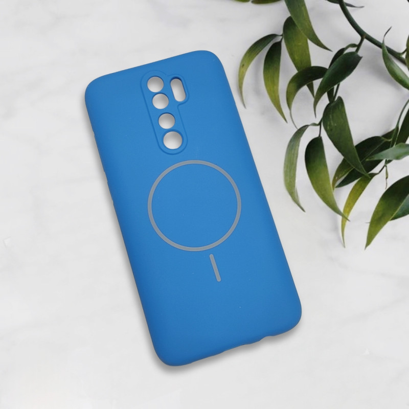 قاب سیلیکونی اورجینال طرح مگ سیف Xiaomi Redmi Note 8 Pro