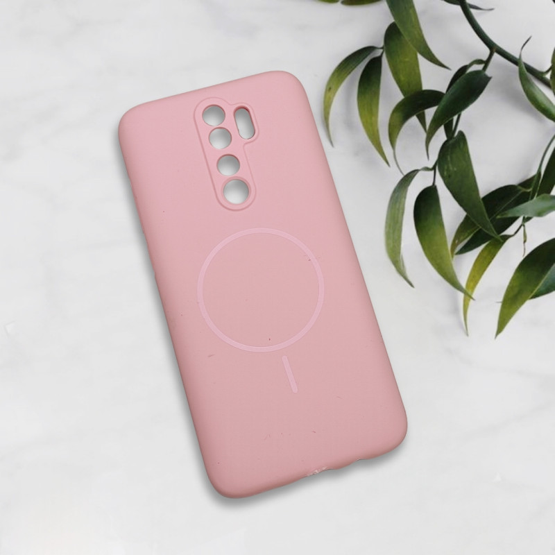 قاب سیلیکونی اورجینال طرح مگ سیف Xiaomi Redmi Note 8 Pro