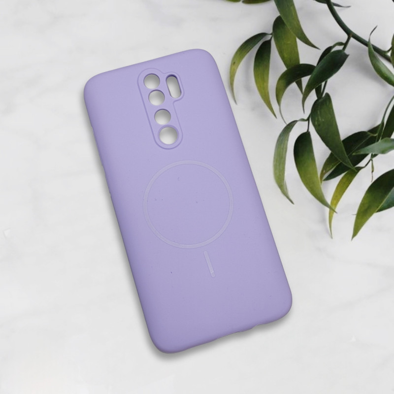 قاب سیلیکونی اورجینال طرح مگ سیف Xiaomi Redmi Note 8 Pro