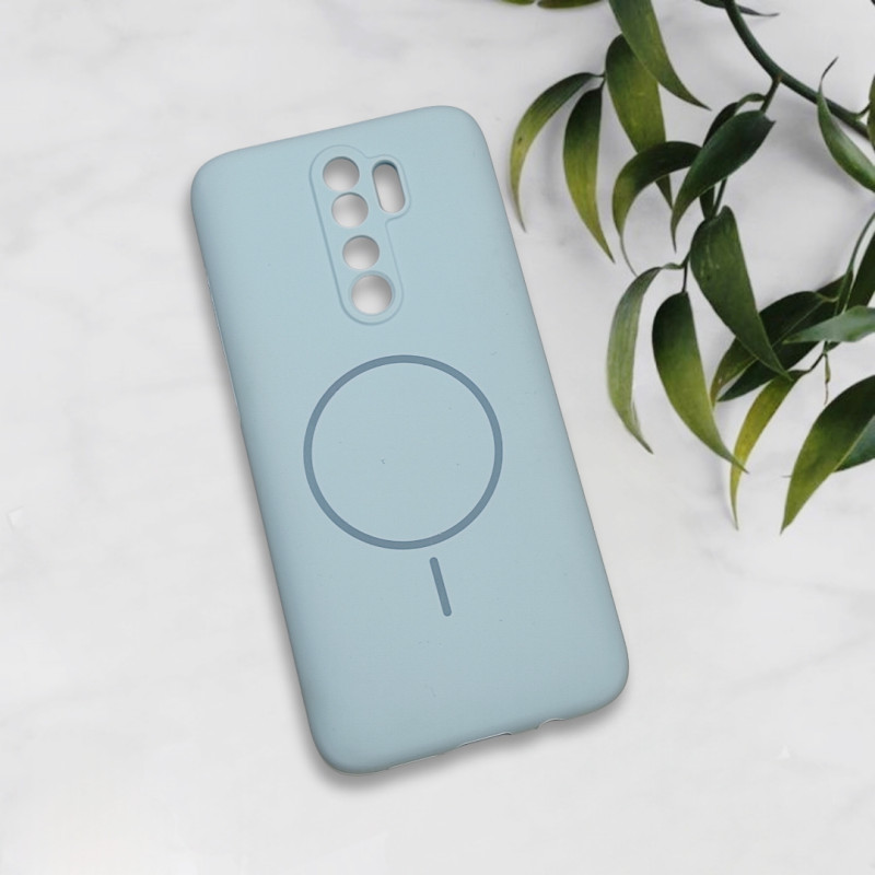 قاب سیلیکونی اورجینال طرح مگ سیف Xiaomi Redmi Note 8 Pro