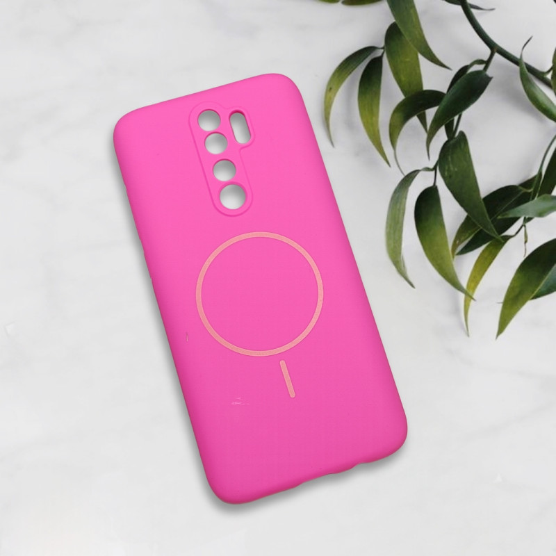 قاب سیلیکونی اورجینال طرح مگ سیف Xiaomi Redmi Note 8 Pro