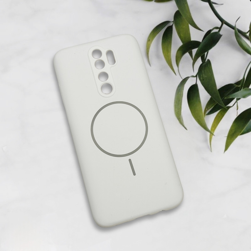 قاب سیلیکونی اورجینال طرح مگ سیف Xiaomi Redmi Note 8 Pro