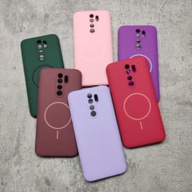 قاب سیلیکونی اورجینال طرح مگ سیف Xiaomi Redmi Note 8 Pro