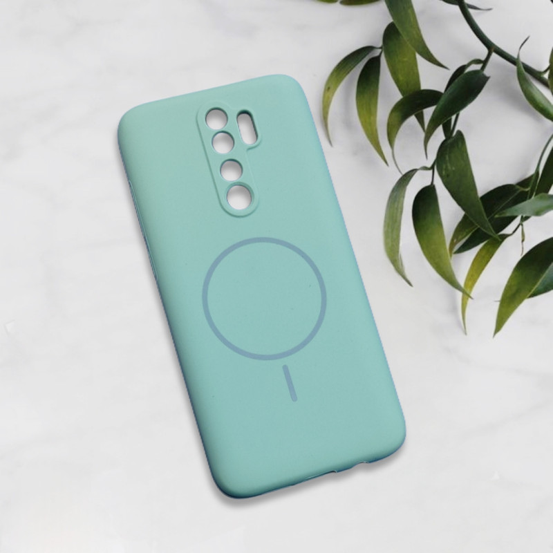 قاب سیلیکونی اورجینال طرح مگ سیف Xiaomi Redmi Note 8 Pro