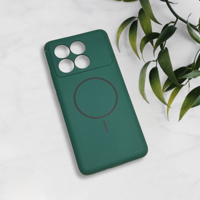قاب سیلیکونی اورجینال طرح مگ سیف Xiaomi Poco X6 Pro