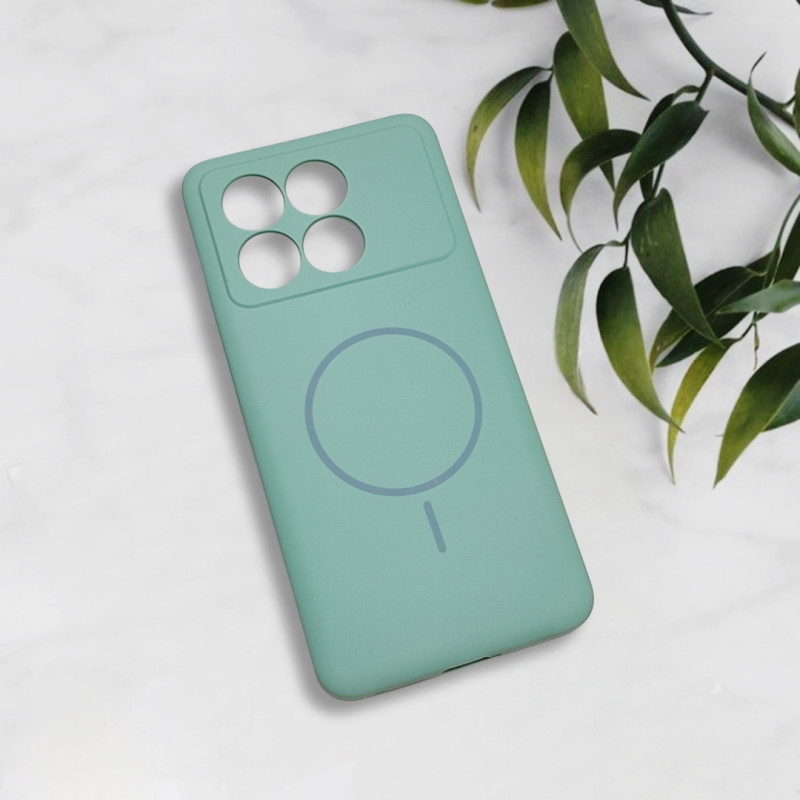قاب سیلیکونی اورجینال طرح مگ سیف Xiaomi Poco X6 Pro