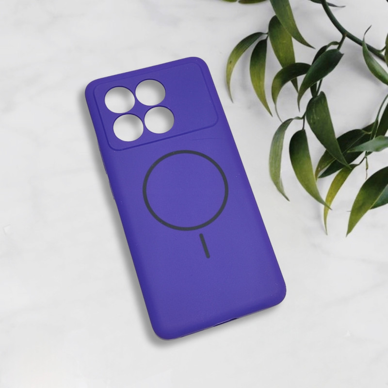 قاب سیلیکونی اورجینال طرح مگ سیف Xiaomi Poco X6 Pro