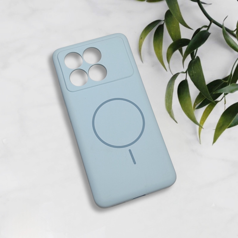 قاب سیلیکونی اورجینال طرح مگ سیف Xiaomi Poco X6 Pro