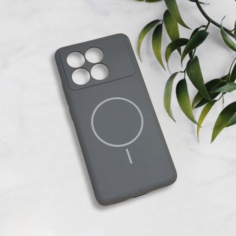 قاب سیلیکونی اورجینال طرح مگ سیف Xiaomi Poco X6 Pro