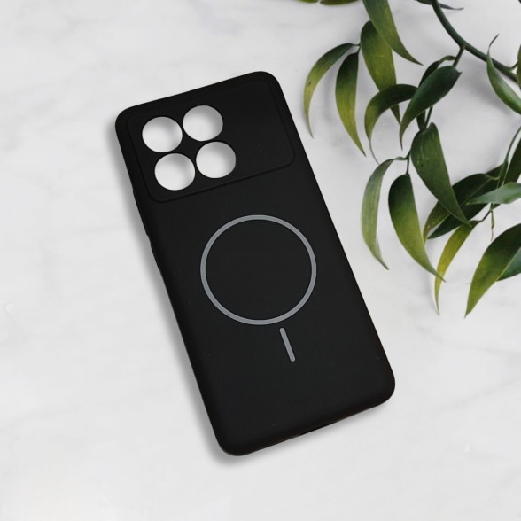 قاب سیلیکونی اورجینال طرح مگ سیف Xiaomi Poco X6 Pro