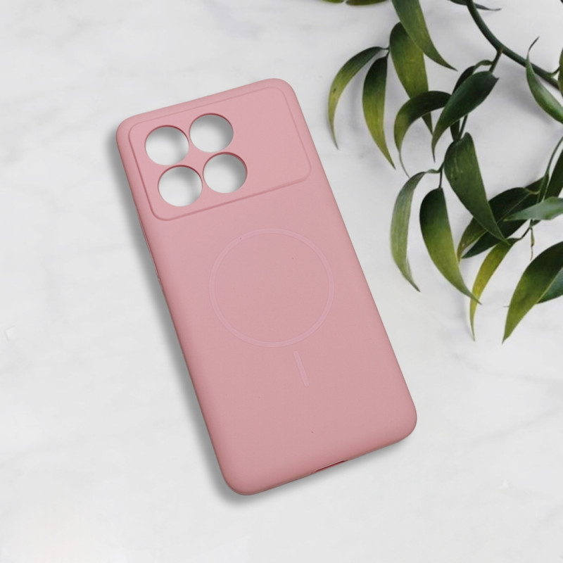 قاب سیلیکونی اورجینال طرح مگ سیف Xiaomi Poco X6 Pro