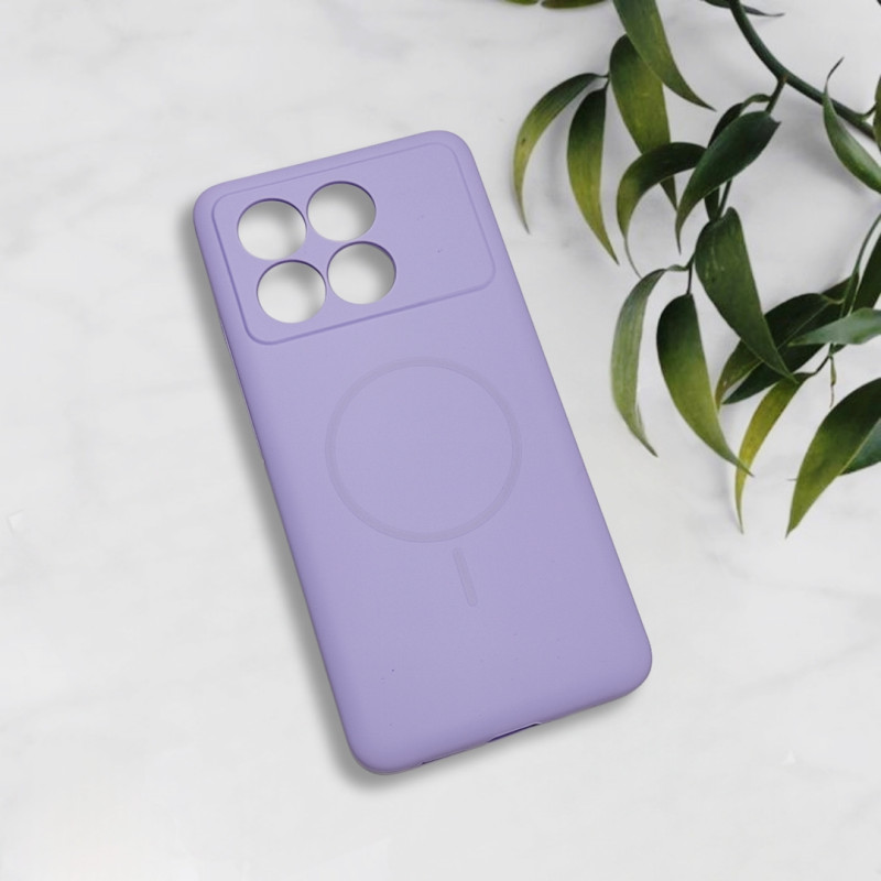 قاب سیلیکونی اورجینال طرح مگ سیف Xiaomi Poco X6 Pro