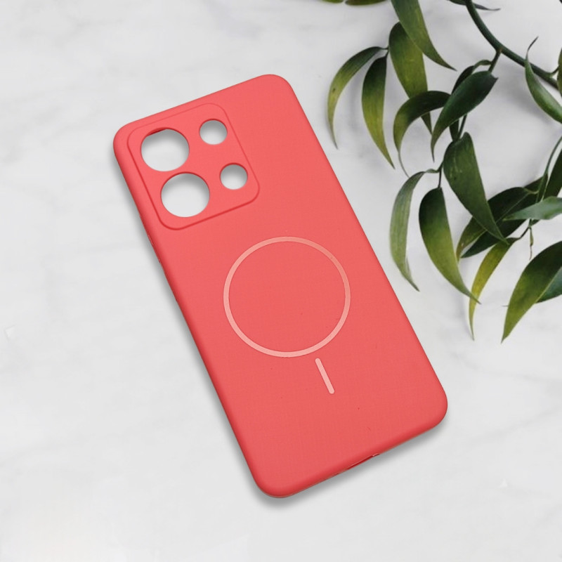 قاب سیلیکونی اورجینال طرح مگ سیف Xiaomi Redmi Note 13 4G