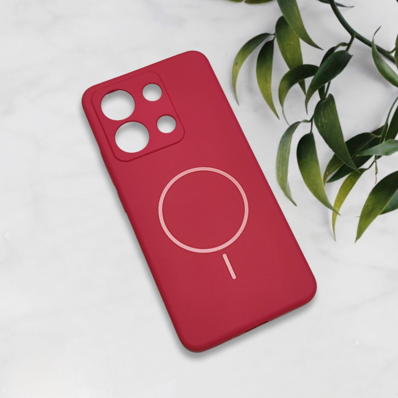 قاب سیلیکونی اورجینال طرح مگ سیف Xiaomi Redmi Note 13 4G