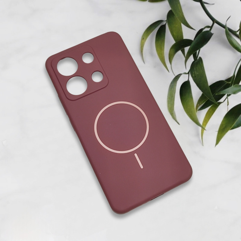 قاب سیلیکونی اورجینال طرح مگ سیف Xiaomi Redmi Note 13 4G