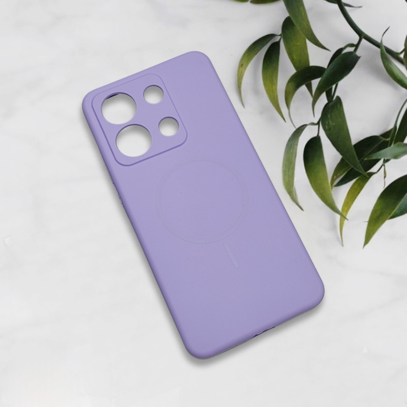 قاب سیلیکونی اورجینال طرح مگ سیف Xiaomi Redmi Note 13 4G