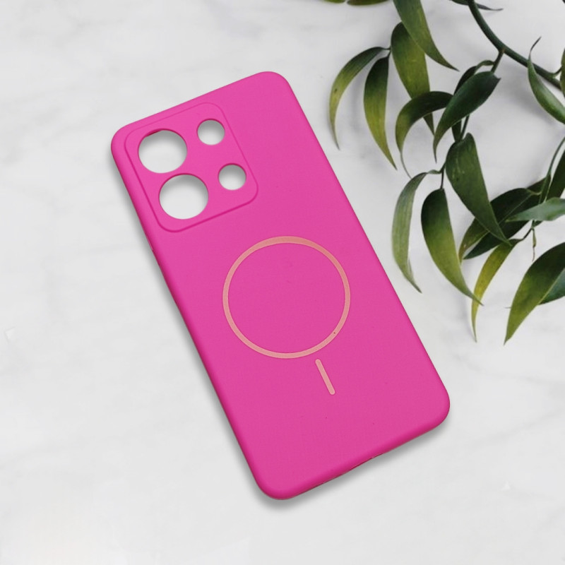 قاب سیلیکونی اورجینال طرح مگ سیف Xiaomi Redmi Note 13 4G