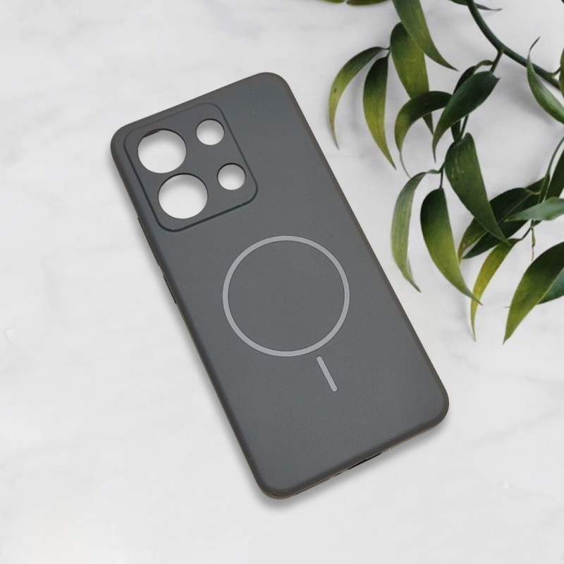 قاب سیلیکونی اورجینال طرح مگ سیف Xiaomi Redmi Note 13 4G
