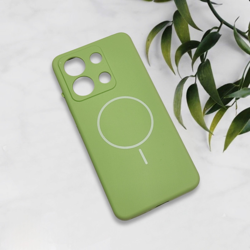 قاب سیلیکونی اورجینال طرح مگ سیف Xiaomi Redmi Note 13 4G