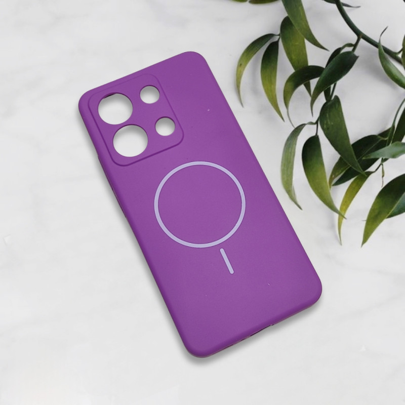قاب سیلیکونی اورجینال طرح مگ سیف Xiaomi Redmi Note 13 4G