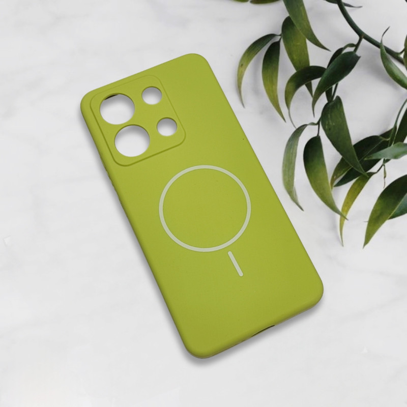 قاب سیلیکونی اورجینال طرح مگ سیف Xiaomi Redmi Note 13 4G