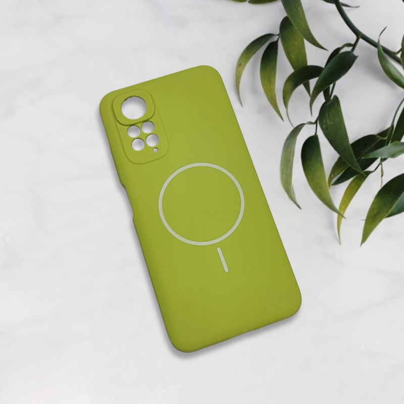 قاب سیلیکونی اورجینال طرح مگ سیف Xiaomi Redmi Note 11 4G / Note 11s
