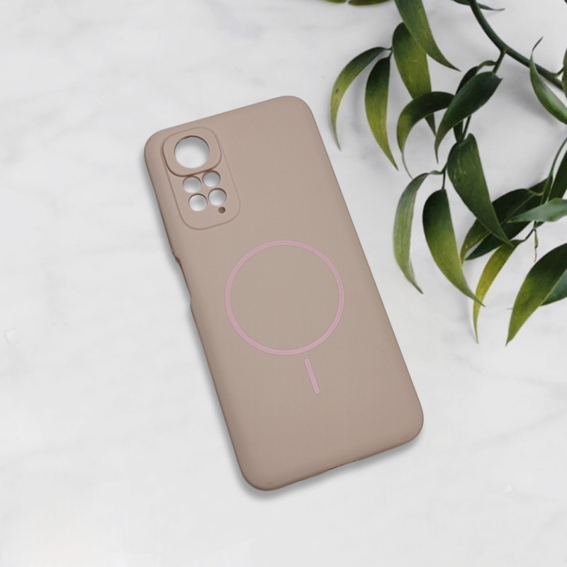قاب سیلیکونی اورجینال طرح مگ سیف Xiaomi Redmi Note 11 4G / Note 11s