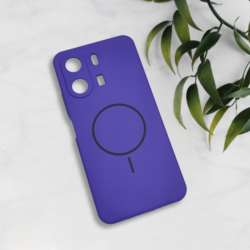 قاب سیلیکونی اورجینال طرح مگ سیف Xiaomi Redmi 13C / Poco C65