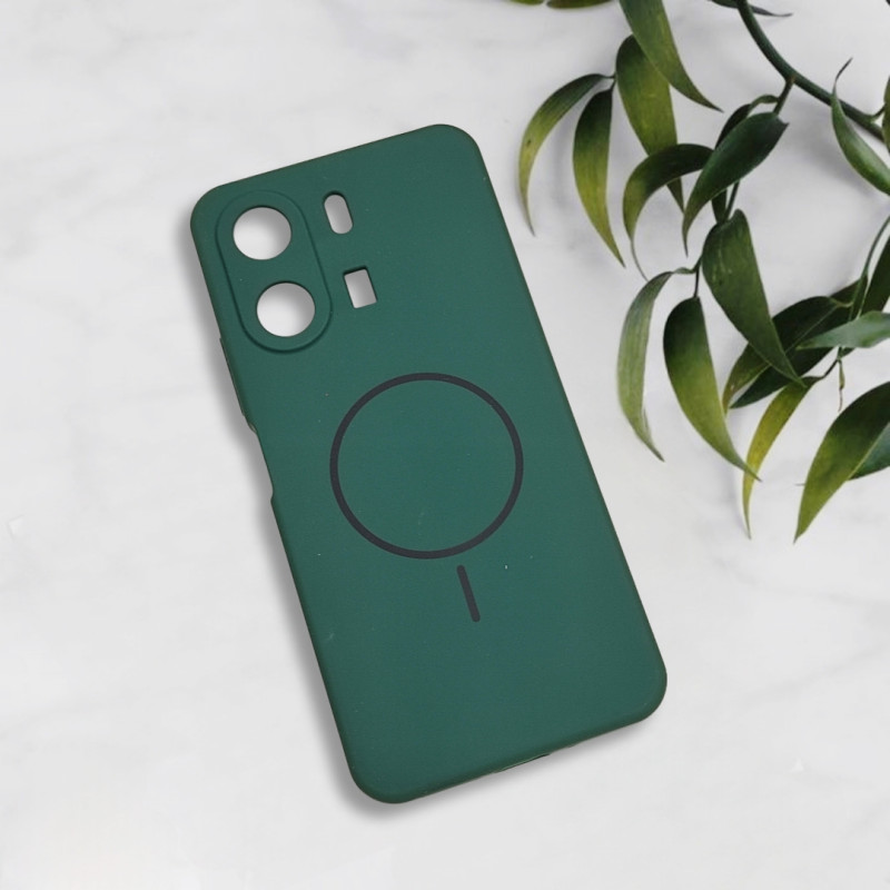 قاب سیلیکونی اورجینال طرح مگ سیف Xiaomi Redmi 13C / Poco C65