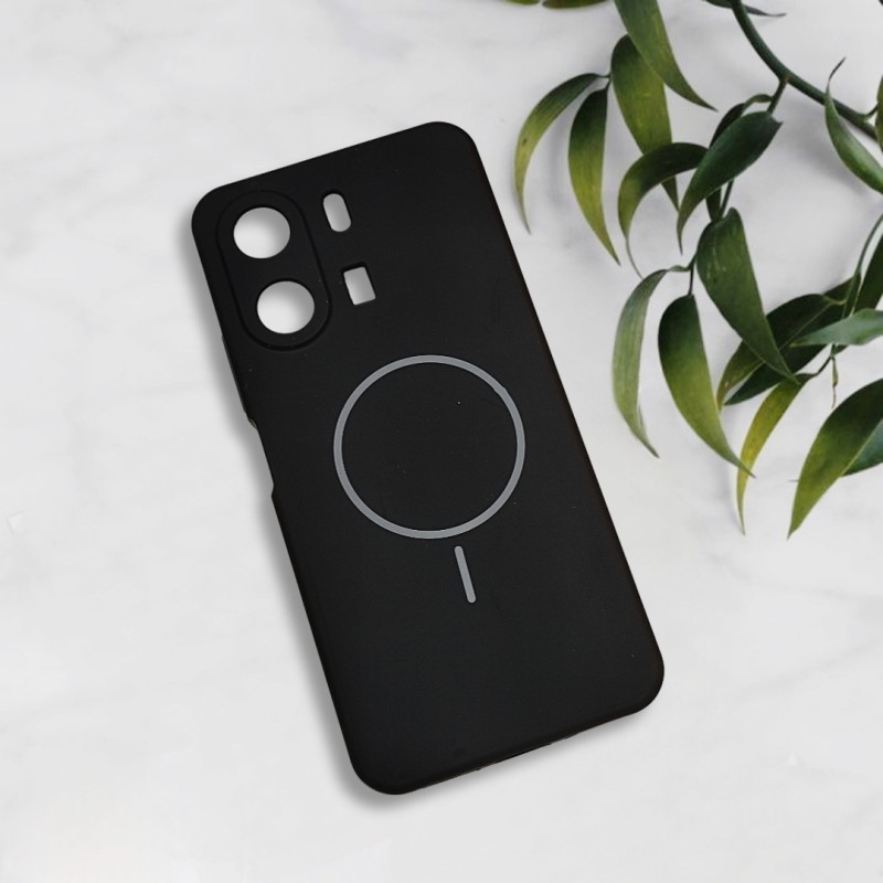 قاب سیلیکونی اورجینال طرح مگ سیف Xiaomi Redmi 13C / Poco C65