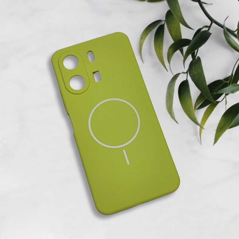 قاب سیلیکونی اورجینال طرح مگ سیف Xiaomi Redmi 13C / Poco C65