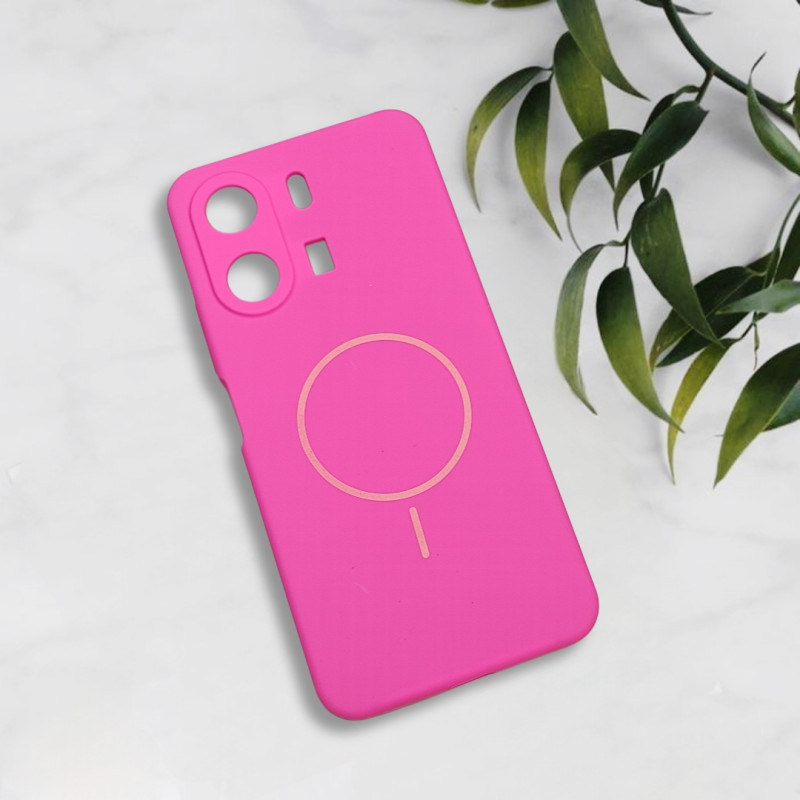 قاب سیلیکونی اورجینال طرح مگ سیف Xiaomi Redmi 13C / Poco C65