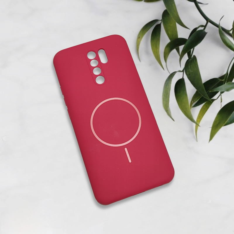 قاب سیلیکونی اورجینال طرح مگ سیف Xiaomi Redmi 9