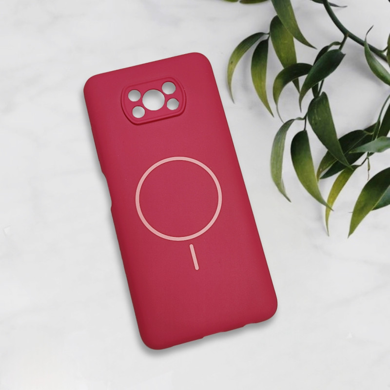 قاب سیلیکونی اورجینال طرح مگ سیف Xiaomi Poco X3 / X3 NFC / X3 Pro