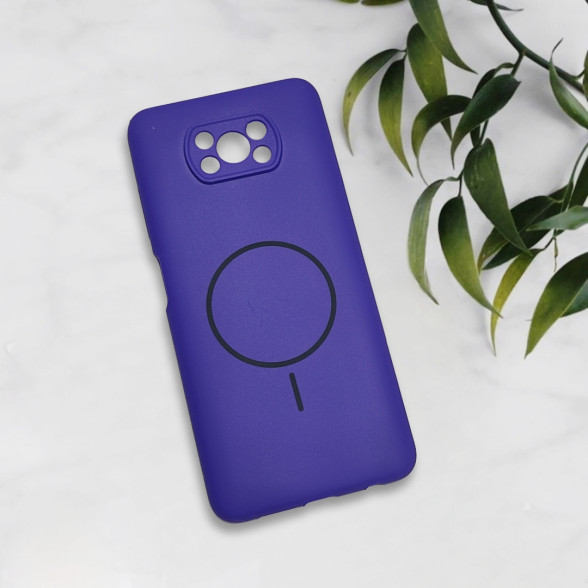 قاب سیلیکونی اورجینال طرح مگ سیف Xiaomi Poco X3 / X3 NFC / X3 Pro