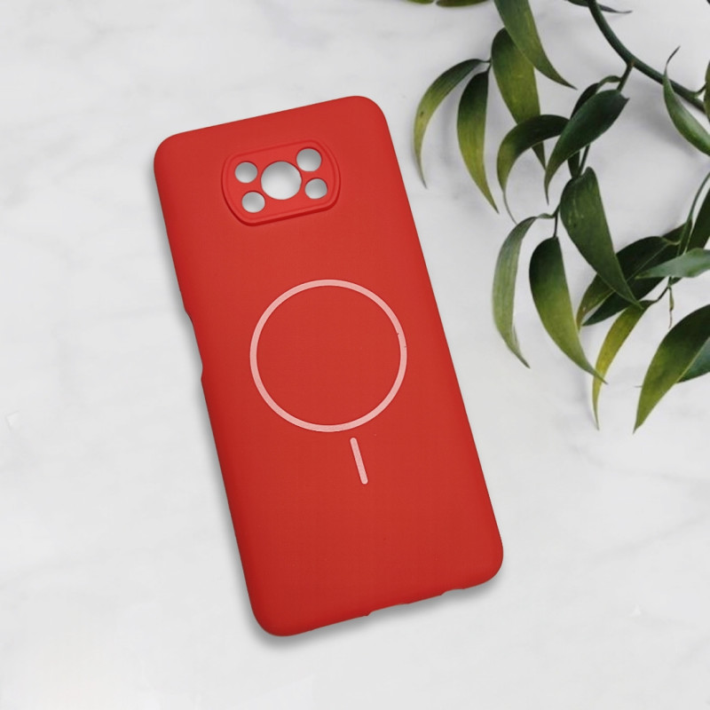 قاب سیلیکونی اورجینال طرح مگ سیف Xiaomi Poco X3 / X3 NFC / X3 Pro