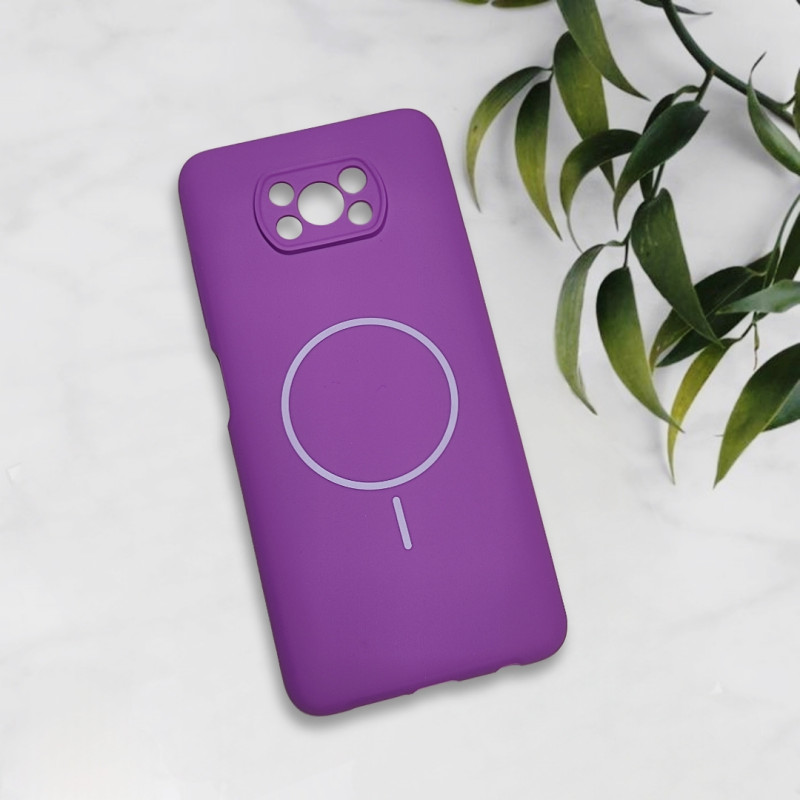 قاب سیلیکونی اورجینال طرح مگ سیف Xiaomi Poco X3 / X3 NFC / X3 Pro