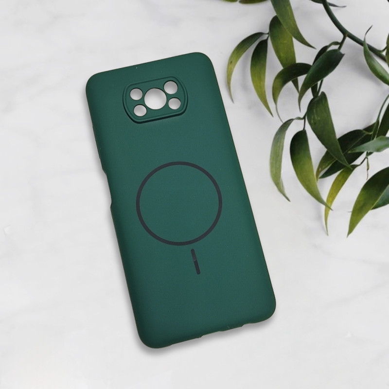 قاب سیلیکونی اورجینال طرح مگ سیف Xiaomi Poco X3 / X3 NFC / X3 Pro