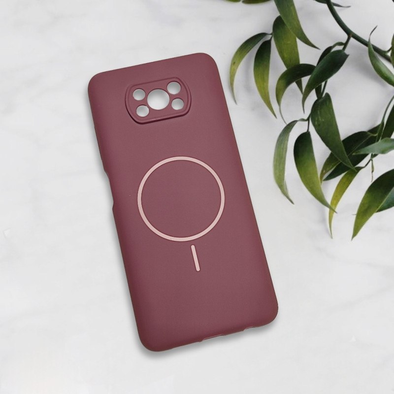 قاب سیلیکونی اورجینال طرح مگ سیف Xiaomi Poco X3 / X3 NFC / X3 Pro