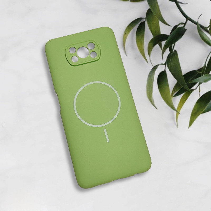قاب سیلیکونی اورجینال طرح مگ سیف Xiaomi Poco X3 / X3 NFC / X3 Pro