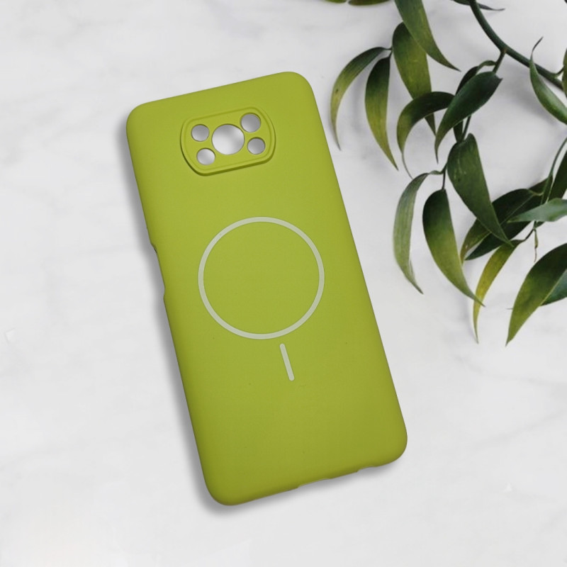 قاب سیلیکونی اورجینال طرح مگ سیف Xiaomi Poco X3 / X3 NFC / X3 Pro
