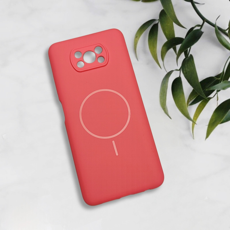 قاب سیلیکونی اورجینال طرح مگ سیف Xiaomi Poco X3 / X3 NFC / X3 Pro