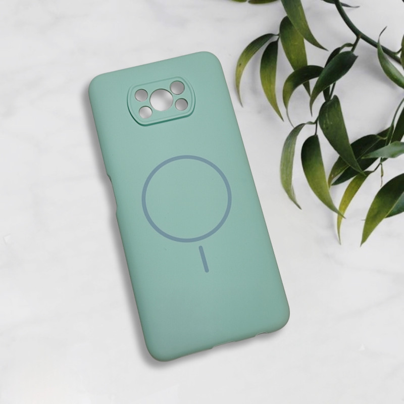 قاب سیلیکونی اورجینال طرح مگ سیف Xiaomi Poco X3 / X3 NFC / X3 Pro