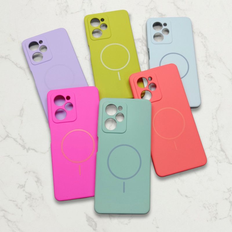 قاب سیلیکونی اورجینال طرح مگ سیف Xiaomi Poco X5 Pro