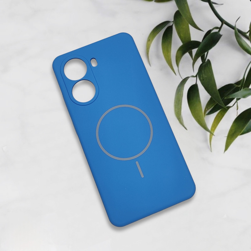 قاب سیلیکونی اورجینال طرح مگ سیف Xiaomi Poco X7 Pro