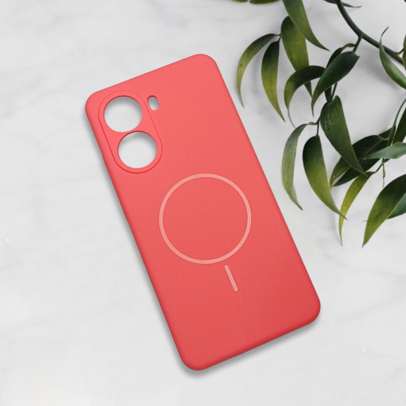 قاب سیلیکونی اورجینال طرح مگ سیف Xiaomi Poco X7 Pro